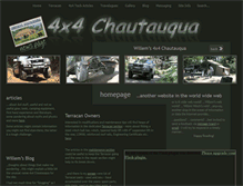 Tablet Screenshot of 4x4chautauqua.com